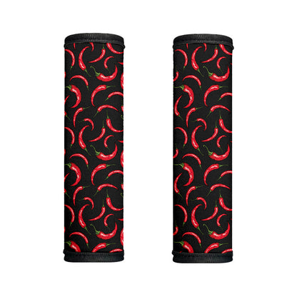 Red Chili Peppers Pattern Print Handle Covers