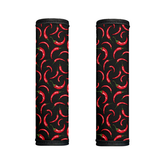 Red Chili Peppers Pattern Print Handle Covers
