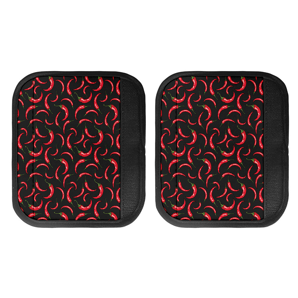 Red Chili Peppers Pattern Print Handle Covers