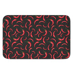 Red Chili Peppers Pattern Print Indoor Door Mat