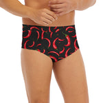 Red Chili Peppers Pattern Print Men's Briefs