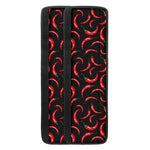 Red Chili Peppers Pattern Print Refrigerator Handle Covers