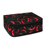 Red Chili Peppers Pattern Print Small Lunch Bag