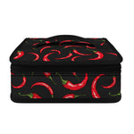 Red Chili Peppers Pattern Print Small Lunch Bag