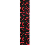 Red Chili Peppers Pattern Print Table Runner