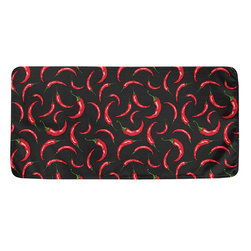 Red Chili Peppers Pattern Print Towel
