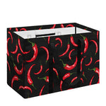 Red Chili Peppers Pattern Print Utility Tote Bag