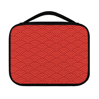 Red Chinese Pattern Print Classic Bible Case