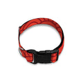 Red Chinese Pattern Print Dog Collar