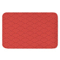 Red Chinese Pattern Print Indoor Door Mat