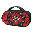 Red Chinese Zodiac Wheel Print Portable Cooler Travel Case