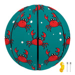 Red Crab Pattern Print Basketball