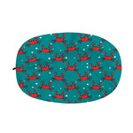 Red Crab Pattern Print Car Side Mirror Covers