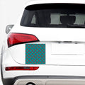 Red Crab Pattern Print Car Sticker
