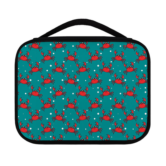 Red Crab Pattern Print Classic Bible Case