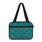 Red Crab Pattern Print Double Strap Bible Bag