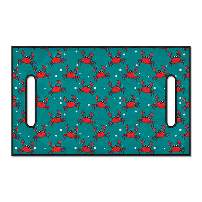 Red Crab Pattern Print Golf Cart Seat Cover