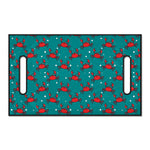 Red Crab Pattern Print Golf Cart Seat Cover