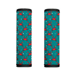 Red Crab Pattern Print Handle Covers