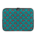 Red Crab Pattern Print Laptop Sleeve