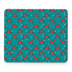 Red Crab Pattern Print Mouse Pad