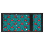 Red Crab Pattern Print Trifold Wallet