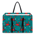 Red Crab Pattern Print Utility Tote Bag