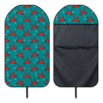 Red Crab Pattern Print Waterproof Car Seat Cover