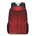 Red Curtain Theater Print 17 Inch Backpack