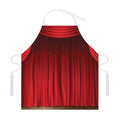 Red Curtain Theater Print Adjustable Apron