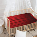 Red Curtain Theater Print Baby Crib Sheet