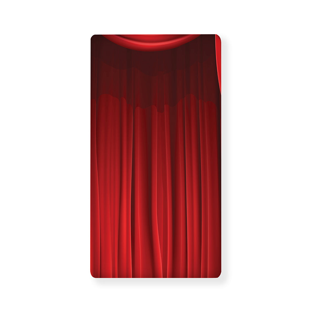 Red Curtain Theater Print Baby Crib Sheet