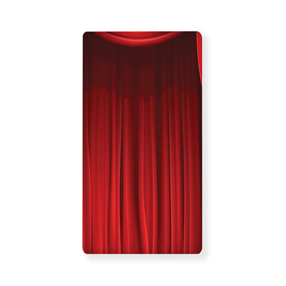 Red Curtain Theater Print Baby Crib Sheet