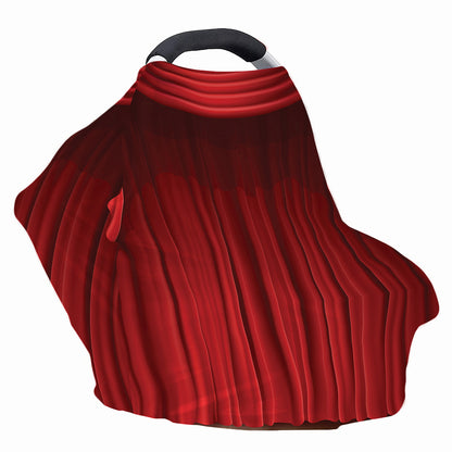 Red Curtain Theater Print Baby Seat Cover