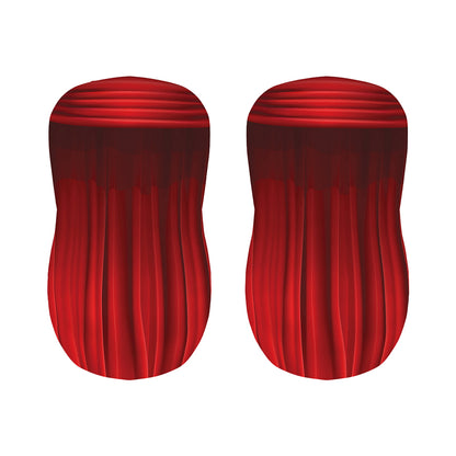Red Curtain Theater Print Bar Stool Covers