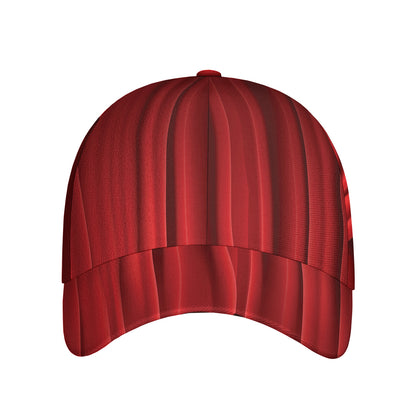 Red Curtain Theater Print Baseball Cap