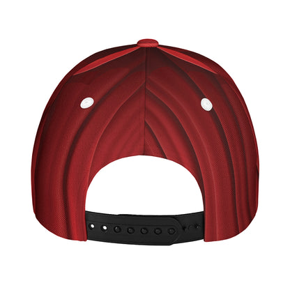 Red Curtain Theater Print Baseball Cap