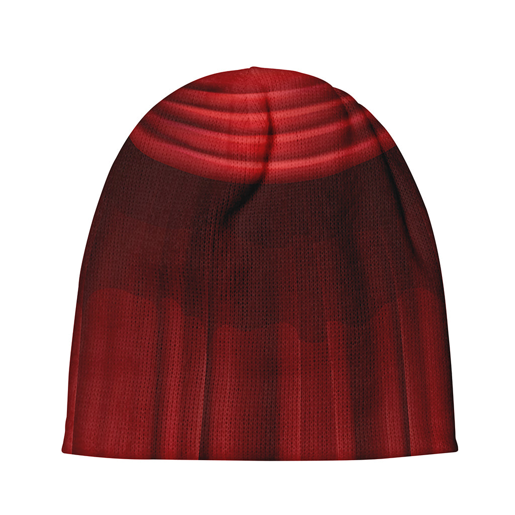 Red Curtain Theater Print Beanie