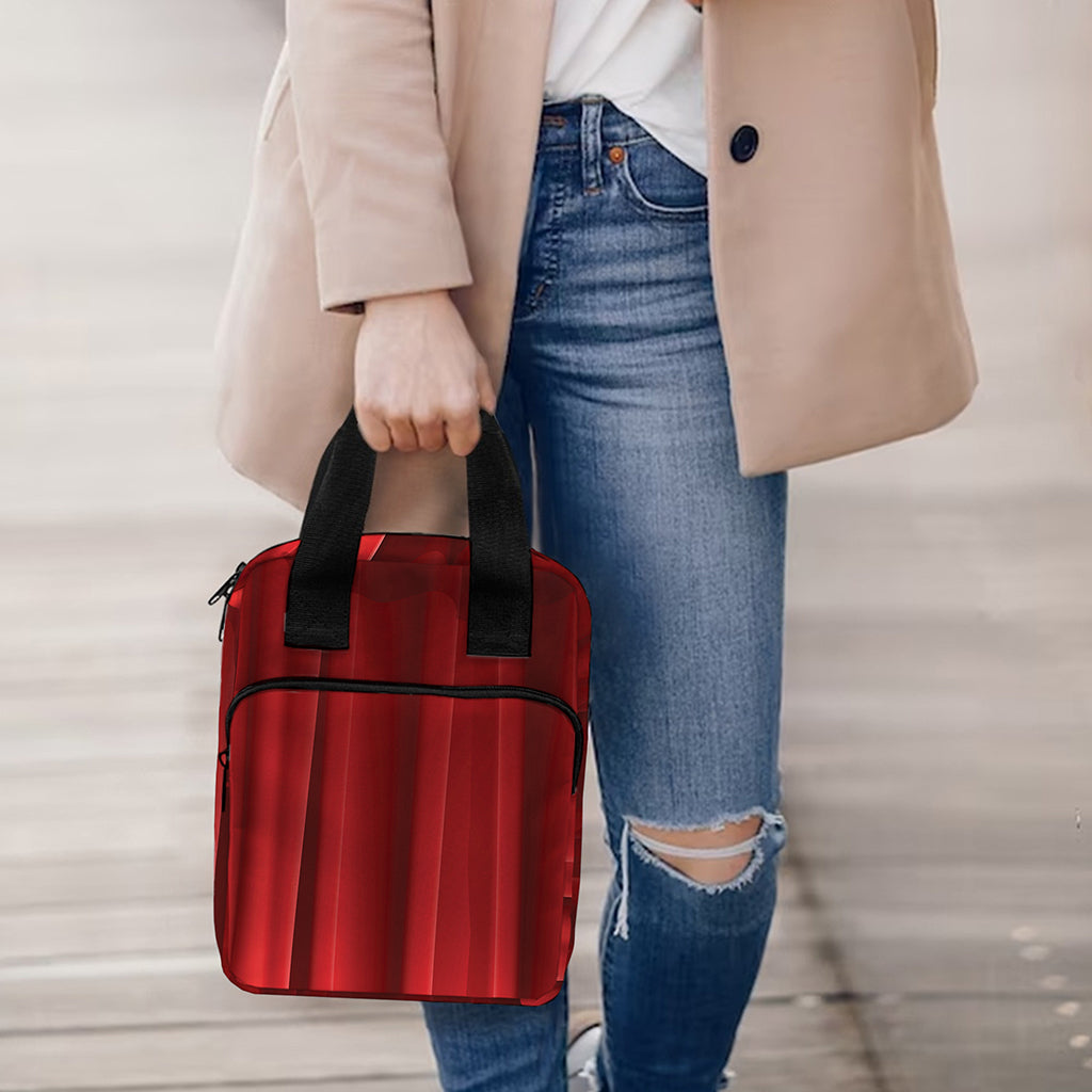 Red Curtain Theater Print Bible Tote Bag