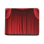 Red Curtain Theater Print Bifold Wallet