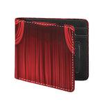 Red Curtain Theater Print Bifold Wallet