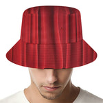 Red Curtain Theater Print Bucket Hat