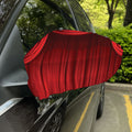 Red Curtain Theater Print Car Side Mirror Covers