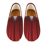 Red Curtain Theater Print Casual Shoes