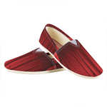 Red Curtain Theater Print Casual Shoes