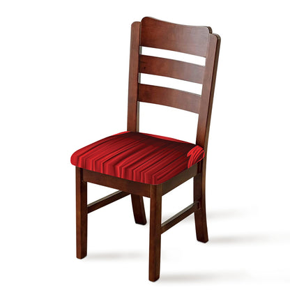 Red Curtain Theater Print Chair Cushion Cover