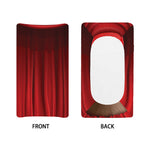 Red Curtain Theater Print Changing Pad Cover