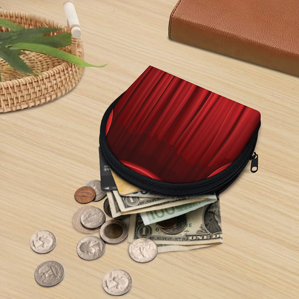 Red Curtain Theater Print Coin Purse