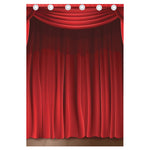 Red Curtain Theater Print Curtain