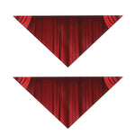 Red Curtain Theater Print Dog Bandana